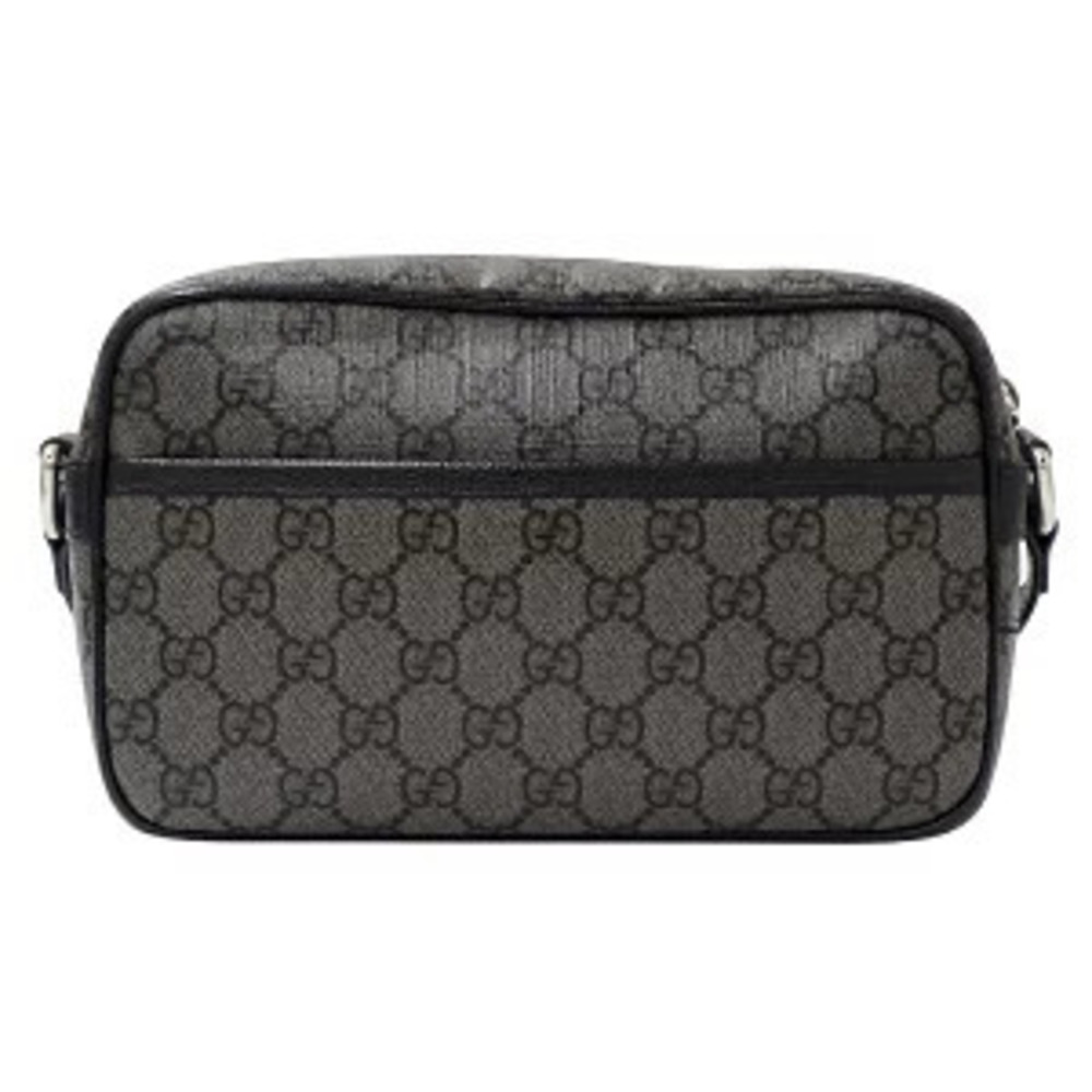 Gucci Shoulder Supreme Black Gray Crossbody GG Bag